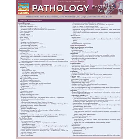 BARCHARTS Pathology - Systemic 1 Quickstudy Easel 9781423220862